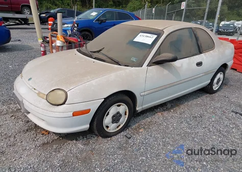 1996 Plymouth Neon Highline из США, поврежденный, VIN 1P3ES42C7TD505058